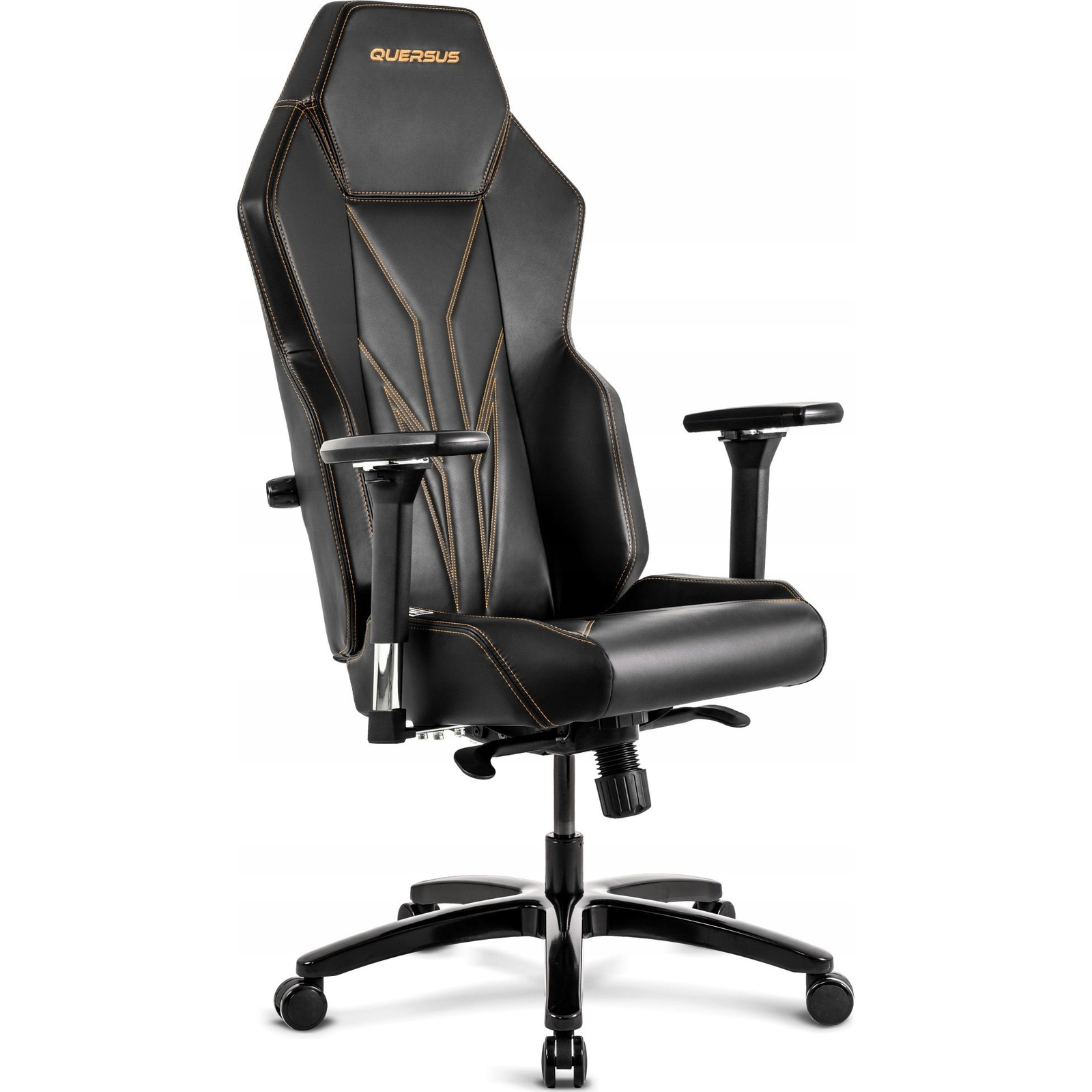 Fotel QUERSUS VAOS.2.3. Gold Accent (czarno - złoty) (V2.3/GOLDACCENT)-0