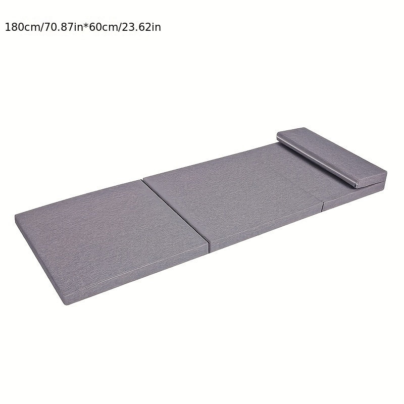 NNETM Three-Layer Folding Mattress Topper Lightweight & Portable-3