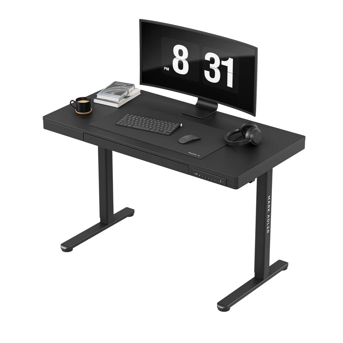 Huzaro MA-Leader 8.2 Elektromosan állítható Gamer asztal 120 x 60 x 72-118 cm - Fekete (MA-LEADER 8.2 BLACK)-0