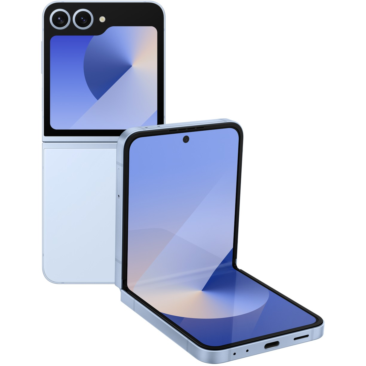 Samsung Galaxy Z Flip6 17 cm (6.7") Dual SIM Android 14 5G USB tip-C 12 Giga Bites 512 Giga Bites 4000 mAh Albastru (SM-F741BLBHEUB)-0