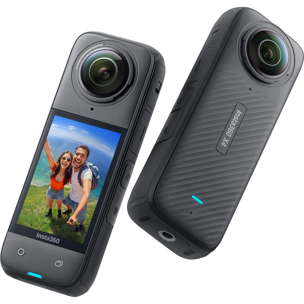 Спортна видеокамера Insta360 X4 8K, 360°, Черен (CINSABMA)-0