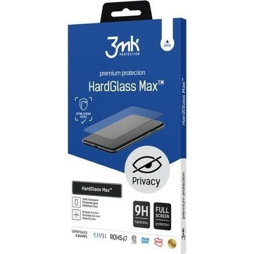 3MK 3MK HardGlass Max Privacy iPhone 7/8 czarny/black Fullscreen Glass Privacy (3MK4839)-0