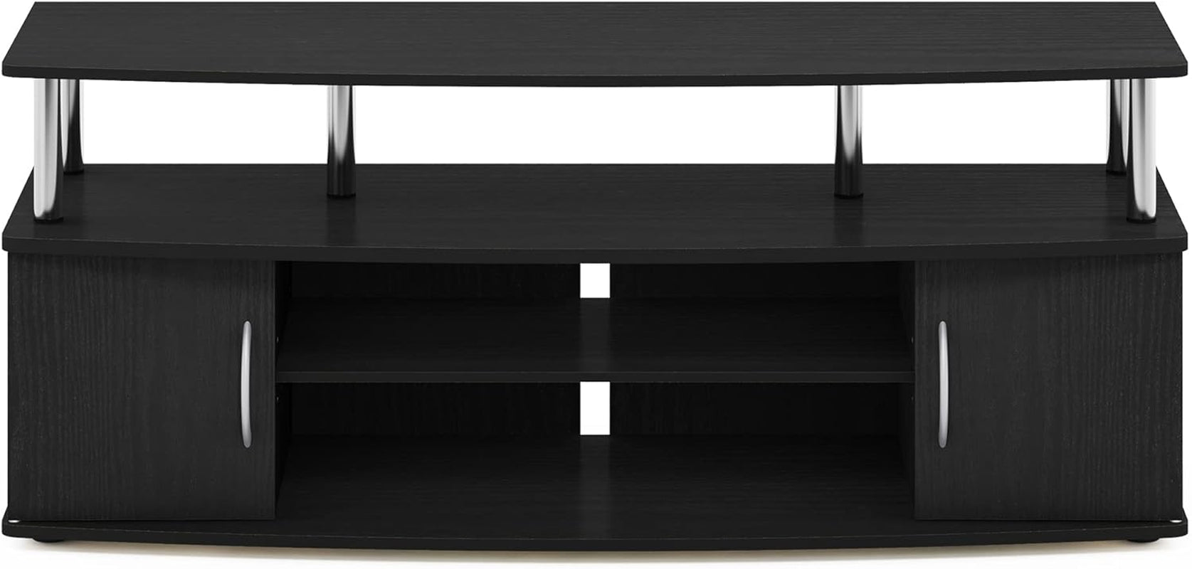 JAYA Entertainment Stand For 55 Inch TV Americano Chrome-3