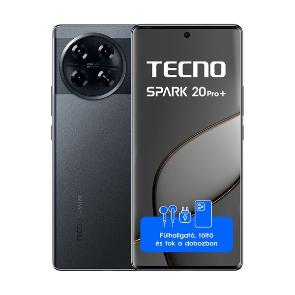 Smartfon Tecno Spark 20 Pro+ 8 GB / 256 GB 4G (LTE) grafitowy (10052446)-0