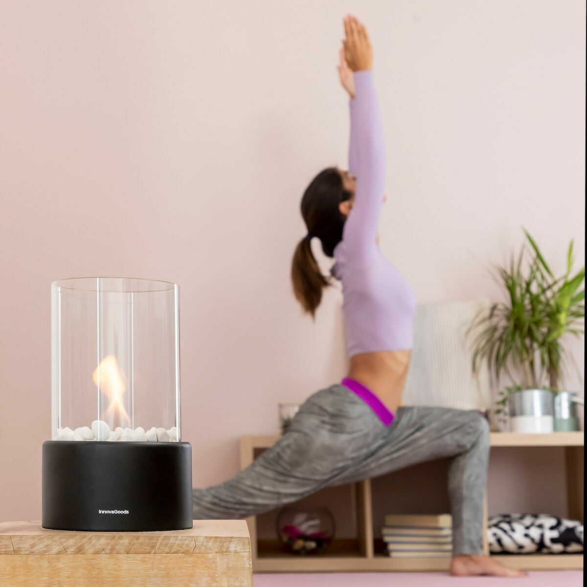 Decorative Bioethanol Tabletop Fireplace Heatfir InnovaGoods-8