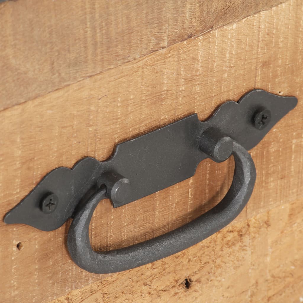 vidaXL Bedside Cabinet 15.7"x11.8"x20.1" Solid Reclaimed Wood-3