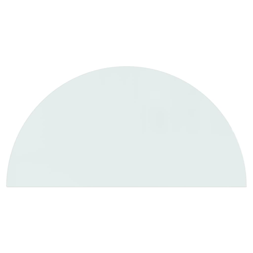 NNEVL Fireplace Glass Plate Half Round 1200x600 mm-3