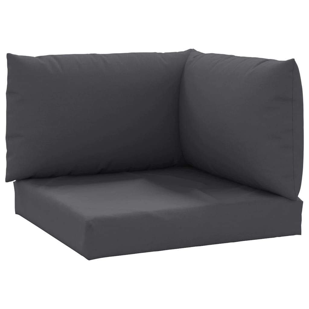 vidaXL Pallet Cushions 3 pcs Anthracite Oxford Fabric-1