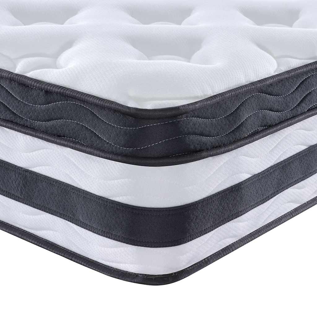 NNEVL Pocket Spring Mattress Medium 137x190 cm-4