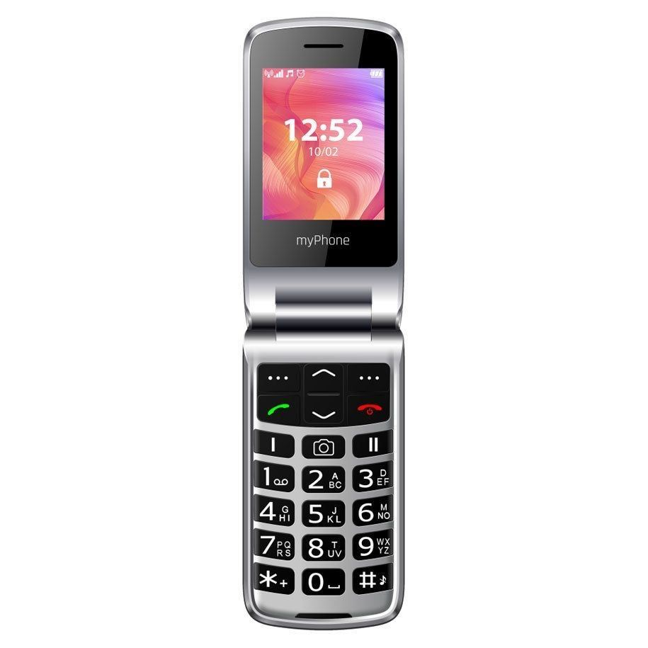 Telefon komórkowy myPhone Rumba 2 Czarno-srebrny (5902983609483)-0