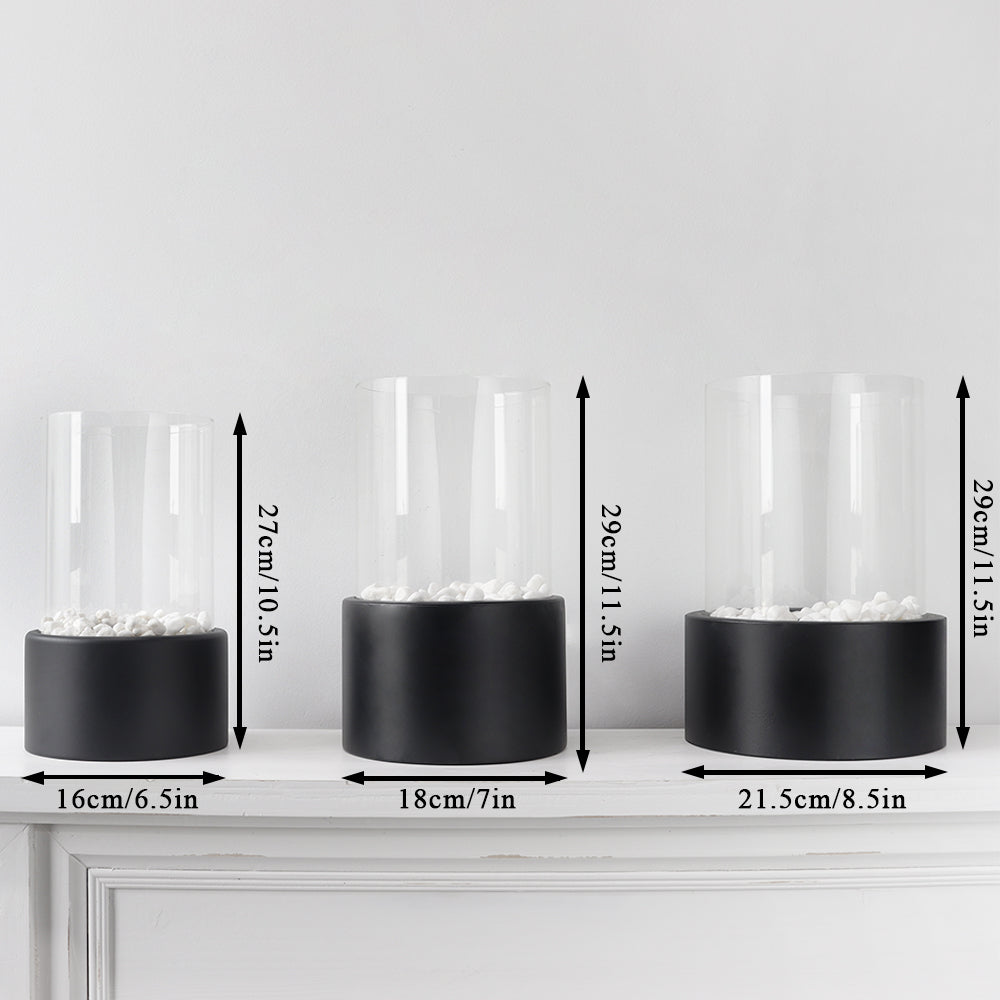 10.5 Inch High Portable Tabletop Fireplace-3