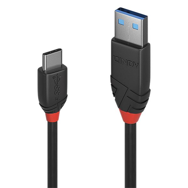 Lindy 36917 USB kabel 1,5 m USB 3.2 Gen 1 (3.1 Gen 1) USB A USB C Černá (Lin36917)-0