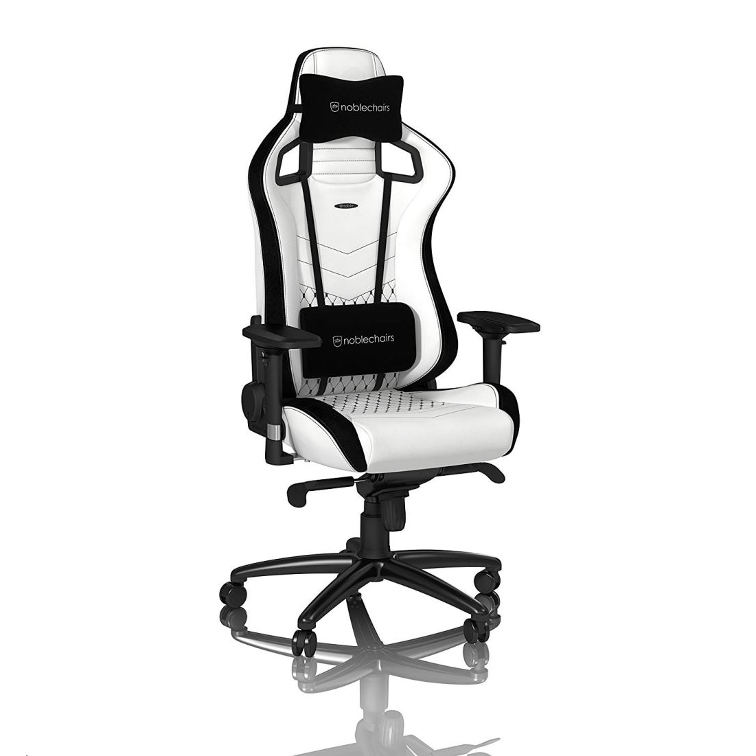 noblechairs Epic fehér/fekete (NBL-PU-WHT-001)-0