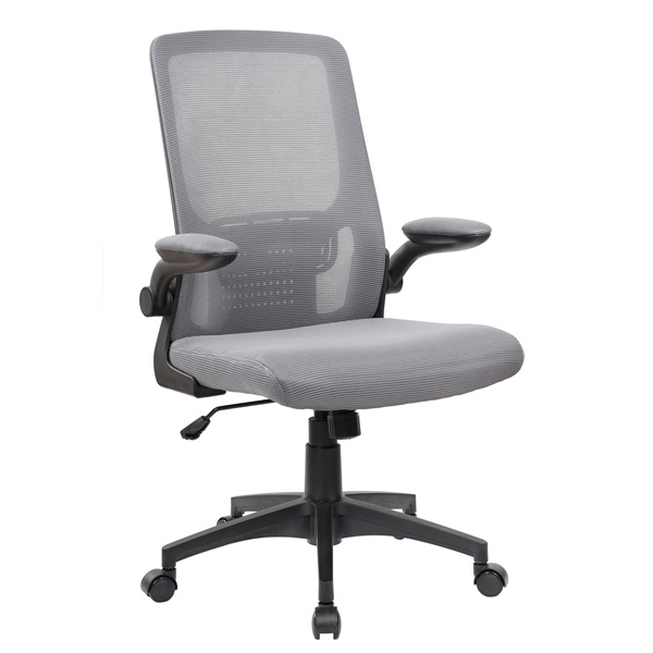 Antares Mulberry szürke-fekete hálós felhajtható karfás forgószék (MULBERRY HÁLÓ SZÜRKE* VÁZ FEKETE*)-0