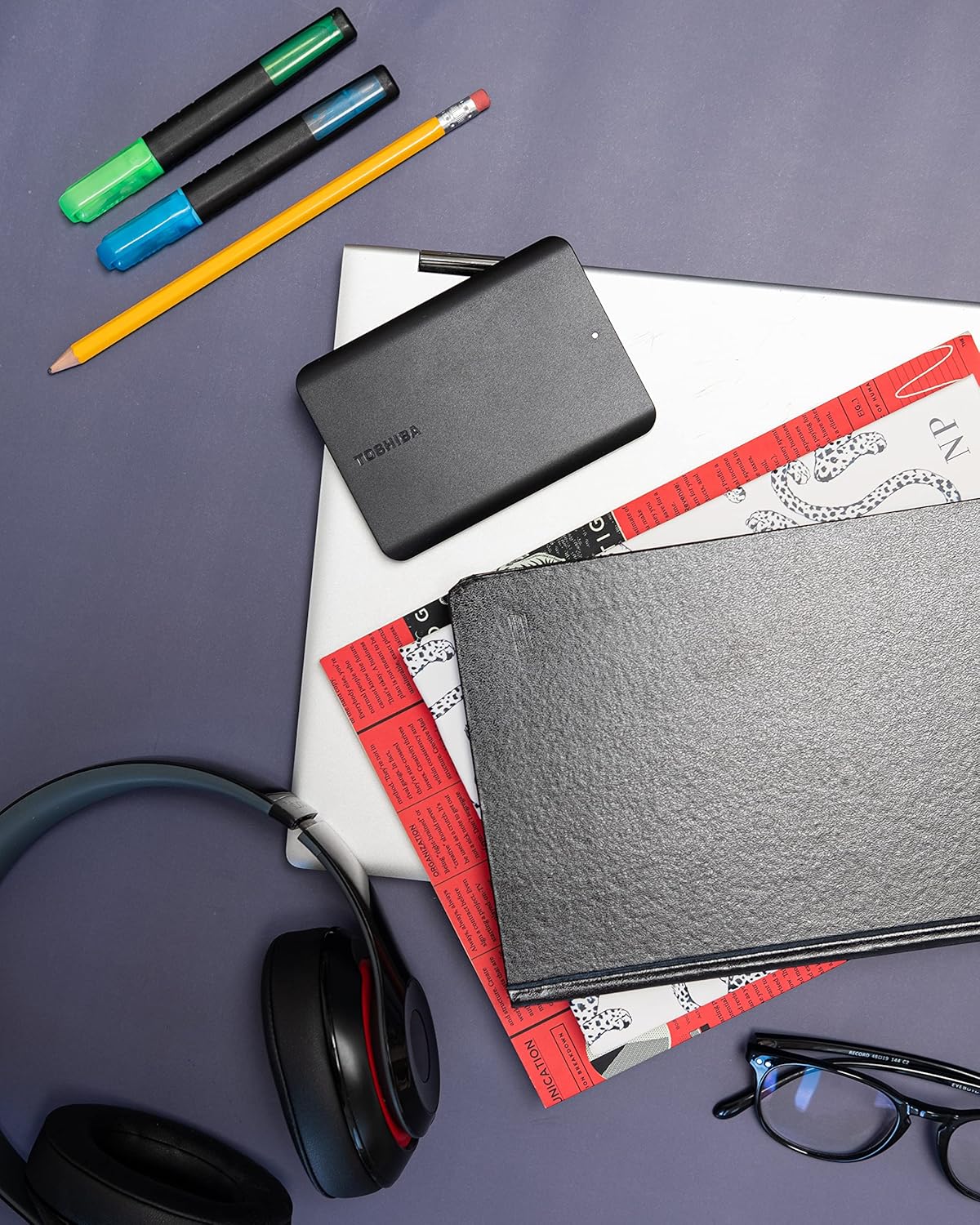 Toshiba Canvio Basics 2TB Matte Black Design