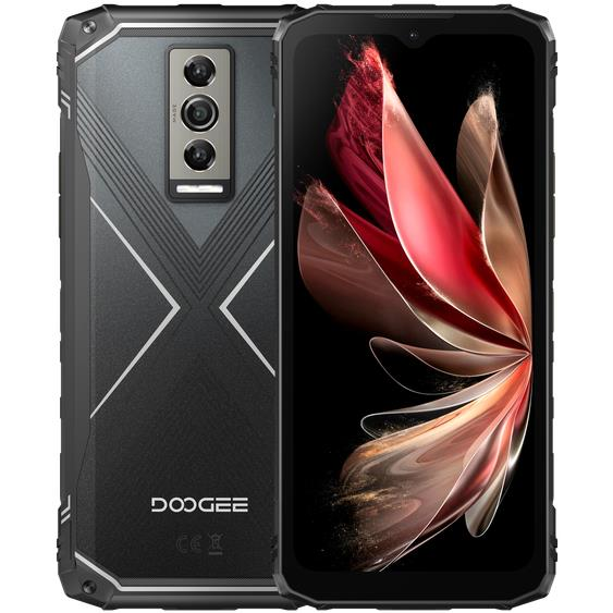 Smartphone robust DOOGEE Blade 10 Pro(2024) Android 14, 16GB+256GB(2TB) Telefon exterior, 6,56 inchi HD+, 50MP+8MP Baterie pentru camera 5150mAh, 3 sloturi pentru card/IP68/69K/NFC/Face Silver (DGE002024)-0