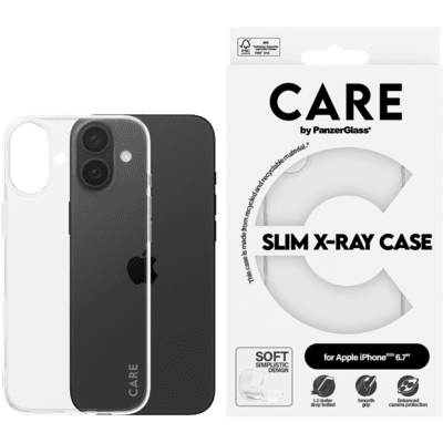 PanzerGlass CARE by PG TP X-Ray Soft B iPhone16 6.7 carcasă pentru telefon mobil Copertă Transparente (1443)-0