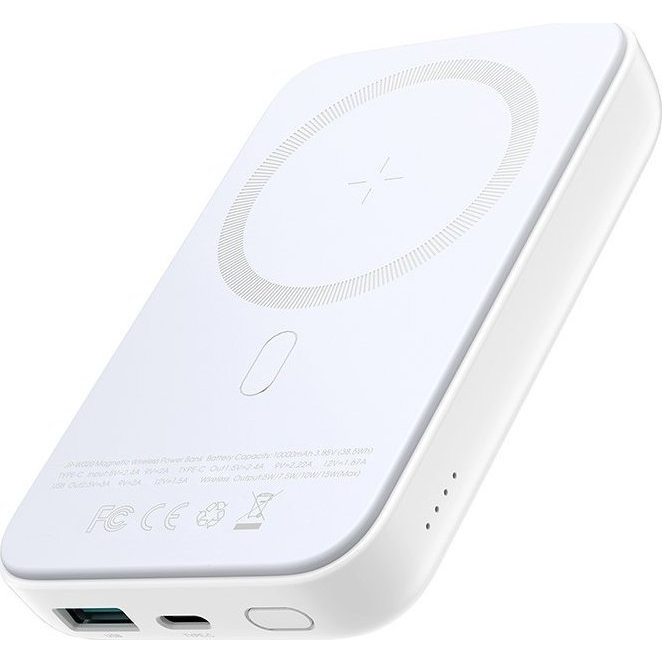 Joyroom JR-W020 Power Bank 10000mAh fehér (6941237119698)-0