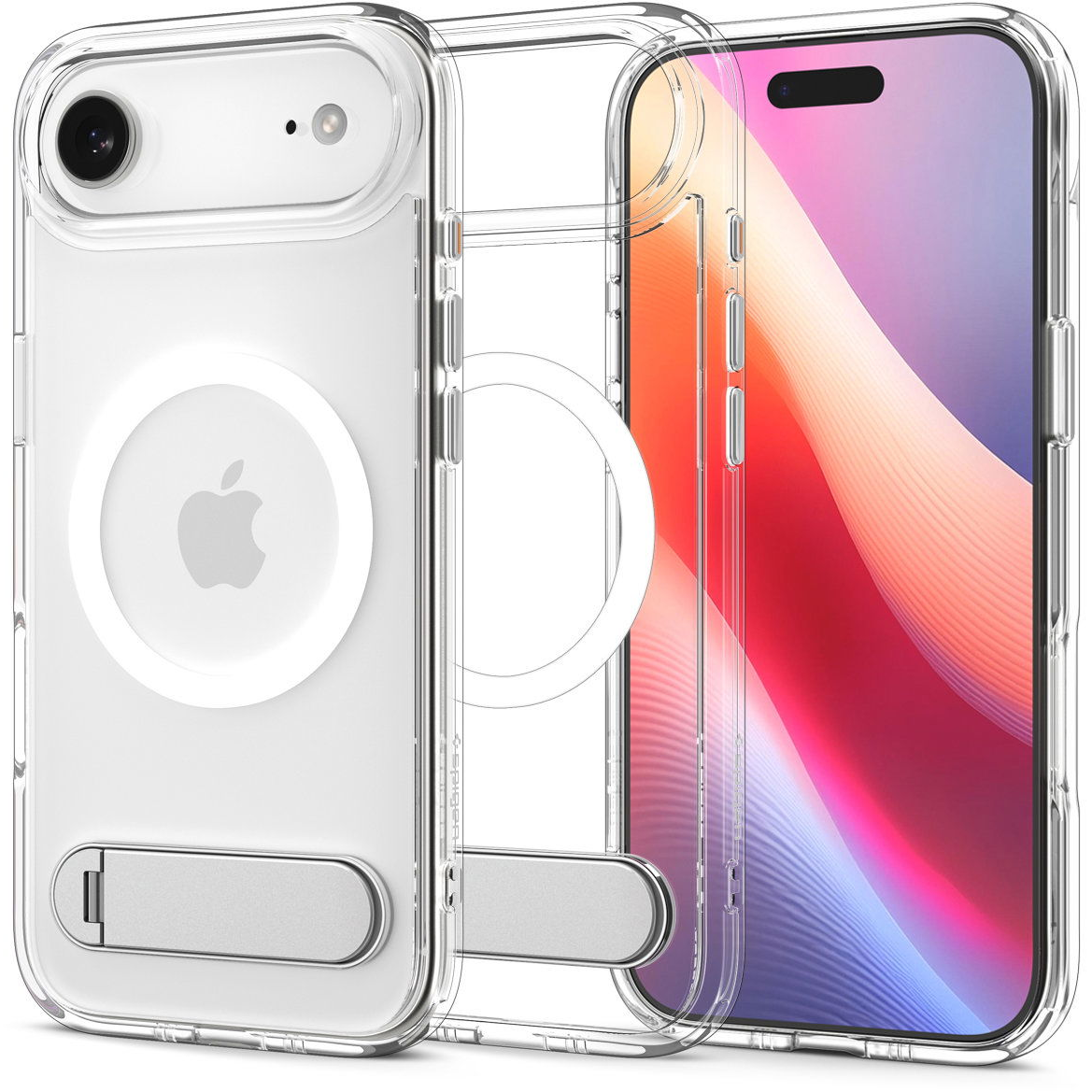 Spigen Ultra Hybrid S MagSafe Clear White iPhone Air tok (ACS09926)-0