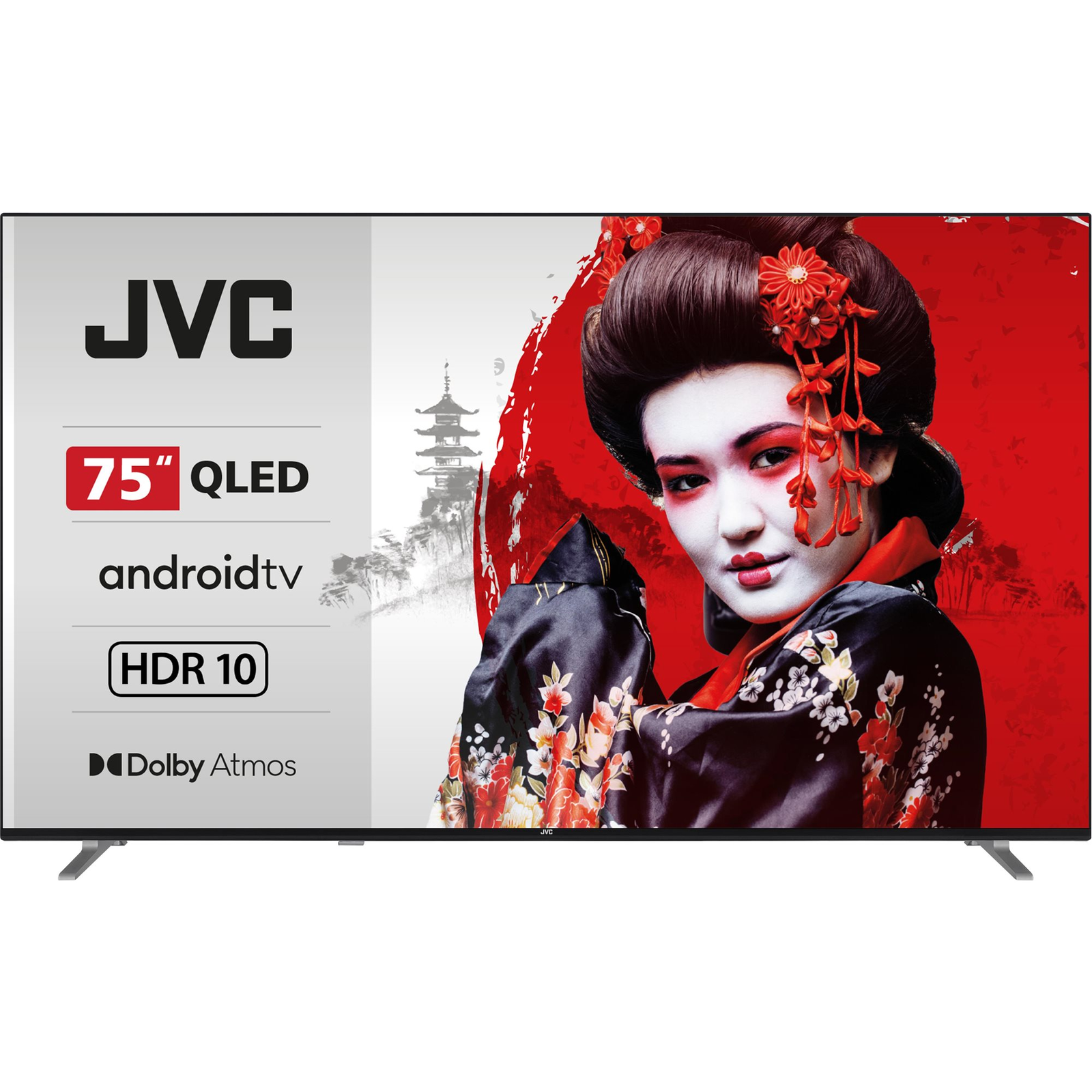 Televizor JVC LT-75VAQ3435 4K UHD Smart QLED, 189 cm, Android (LT-75VAQ3435)-0