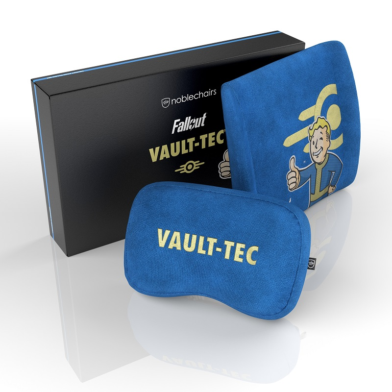 Gamer szék kiegészítő noblechairs Memóriahabos párnaszett Fallout Vault-Tec Edition (CSGH-GCNO249)-0