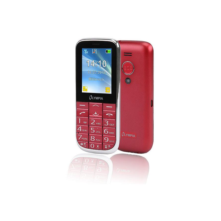 Olympia Mobiltelefon Joy II rot extragroße Tasten (2220) (2220)-0