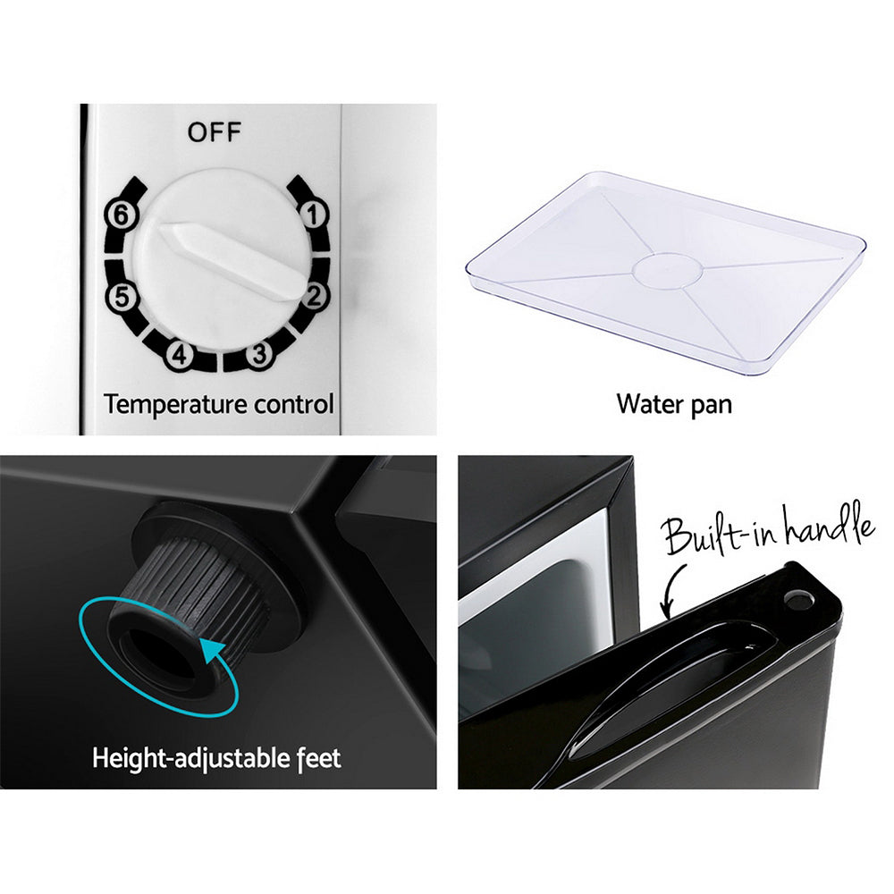 NNEDSZ 48L Portable Mini Bar Fridge - Black-3