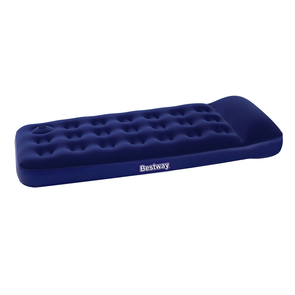 NNEDSZ Single Size Inflatable Air Mattress - Navy-0
