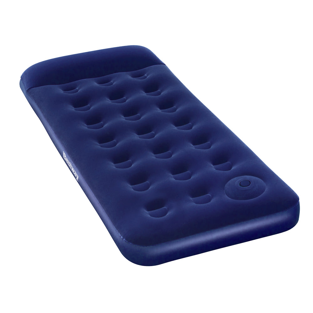 NNEDSZ Single Size Inflatable Air Mattress - Navy-2