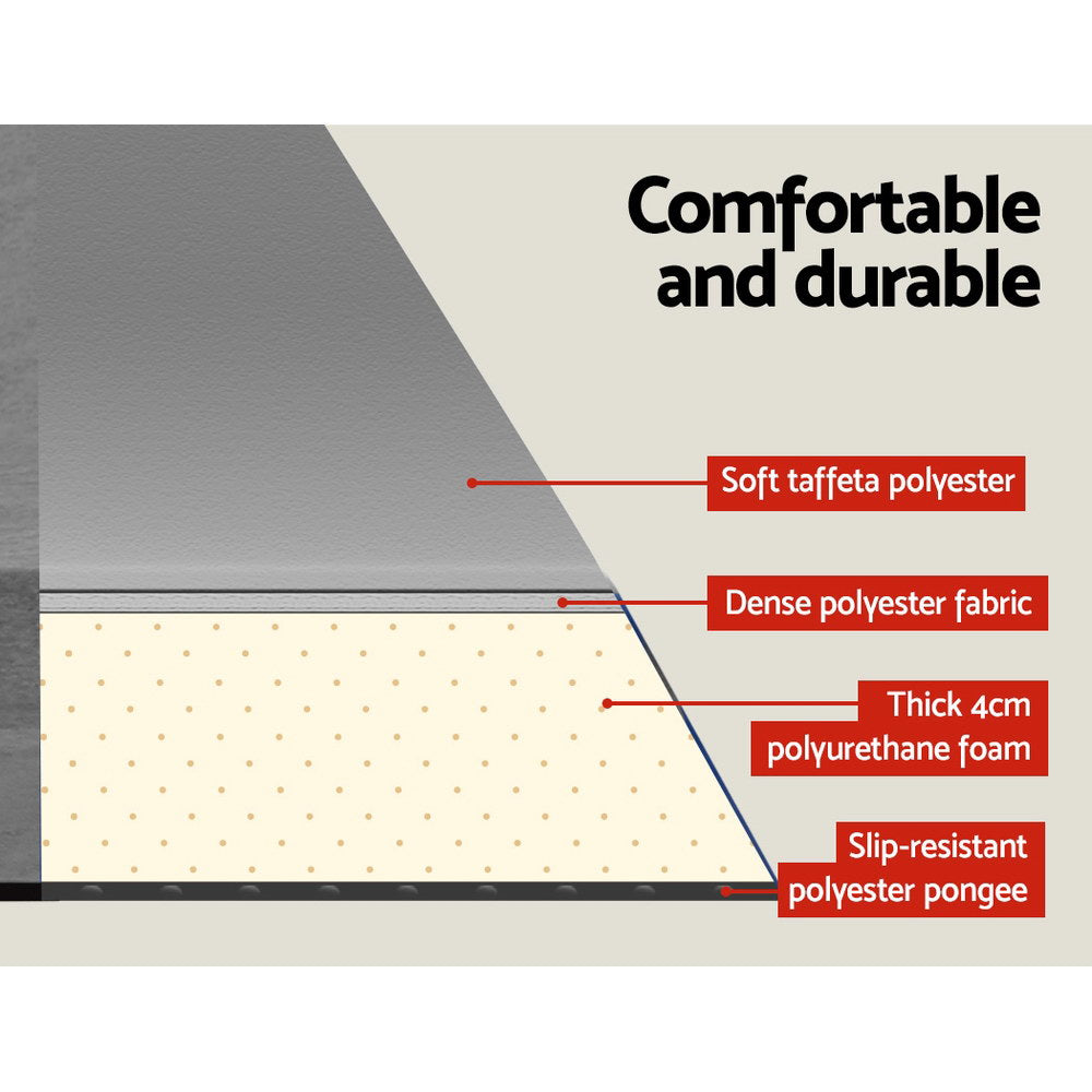 NNEDSZ Self Inflating Mattress - Grey-3