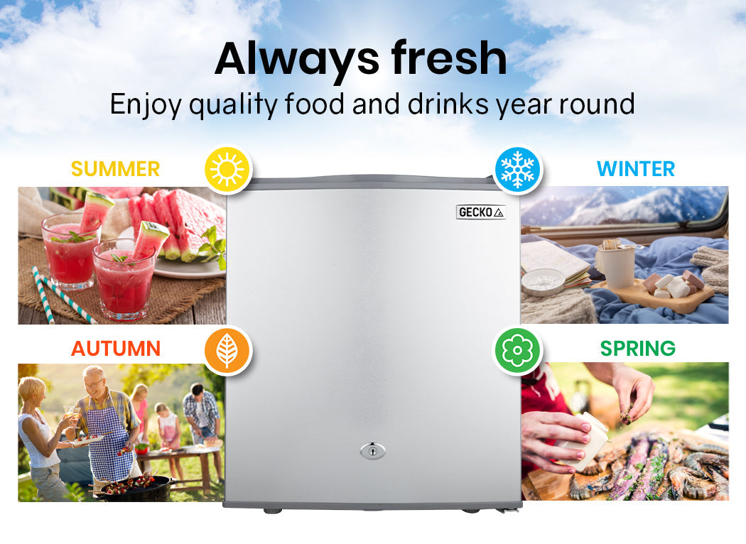 NNEMB 57L Portable Camping Bar Fridge with Freezer 12V/24V/240V-2