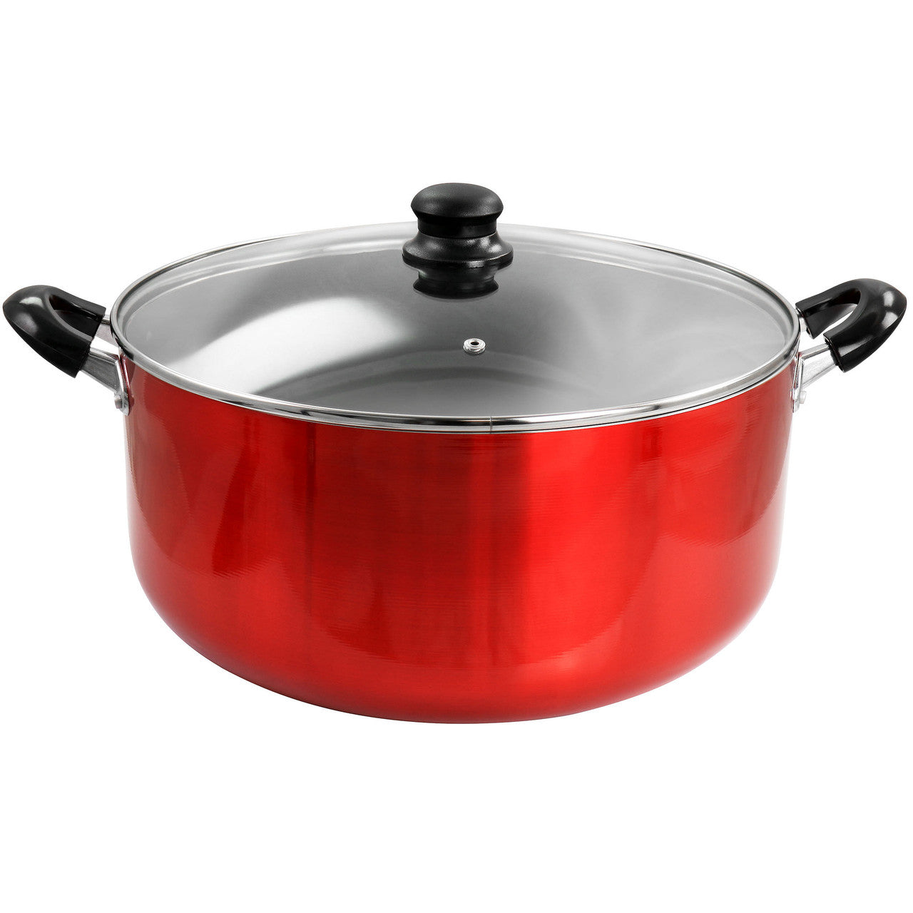 Better Chef for Professional Results 18 Quart Heavy Gauge Aluminum Dutch Oven in Red-0