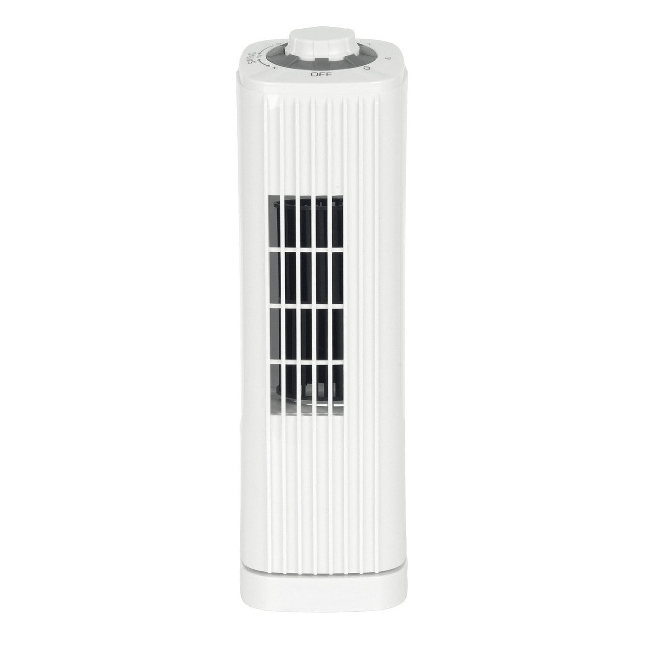 Optimus F-7348WH 14 Inch Portable Ultra-Slim Desktop Tower Fan in White-0