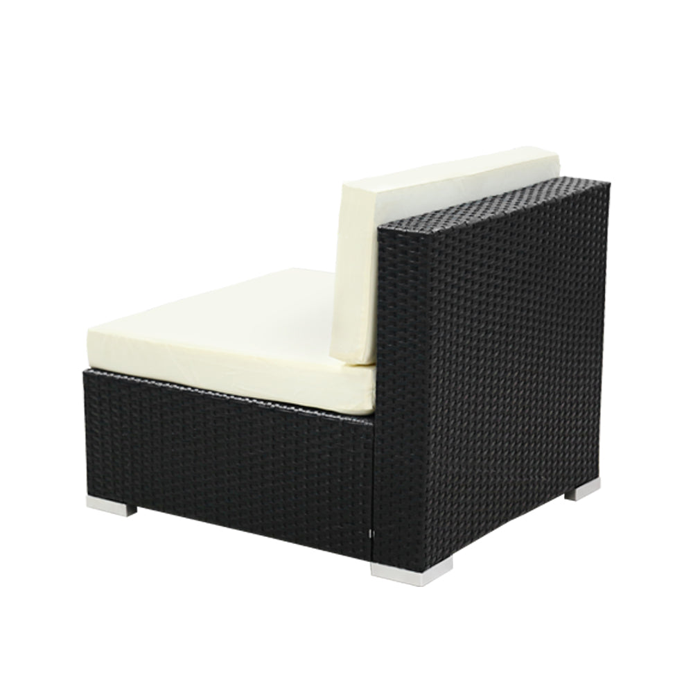 NNEDSZ Gardeon Outdoor Furniture Sofa Set Wicker Rattan Garden Lounge Chair Setting-2
