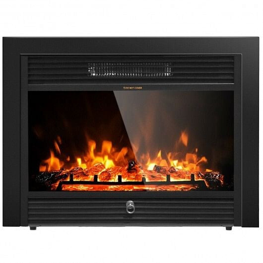 28.5 Inch Electric Fireplace Recessed with 3 Flame Colors-2