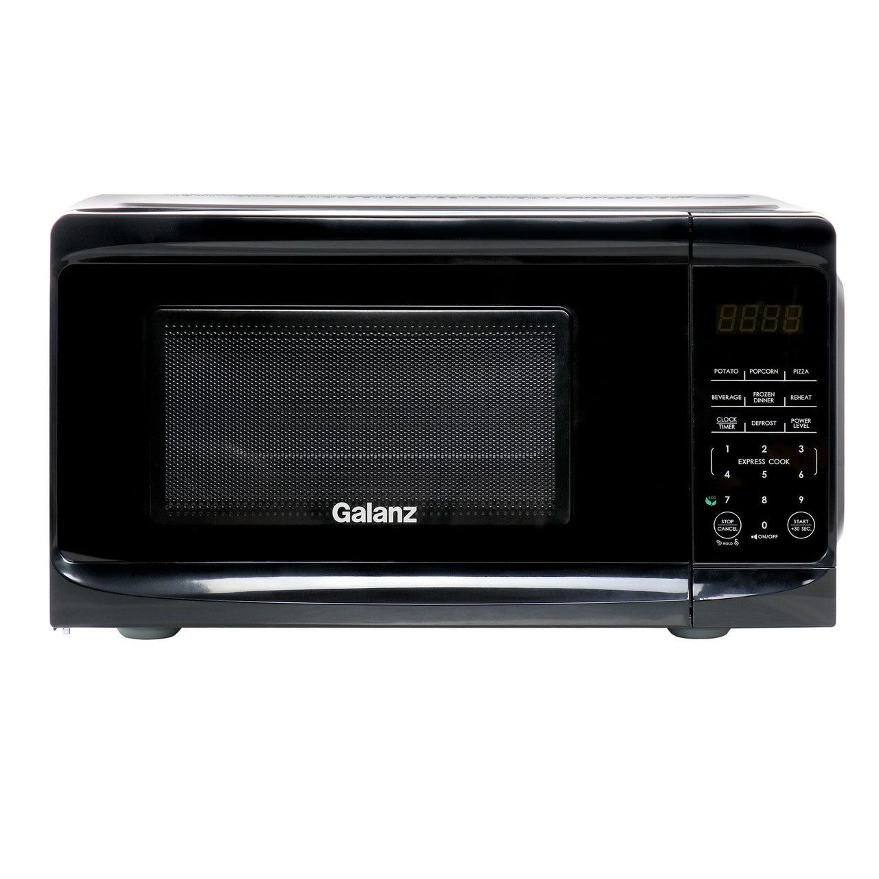 Galanz 0.7 cu ft 700W Countertop Microwave Oven in Black with One Touch Express Cooking-0
