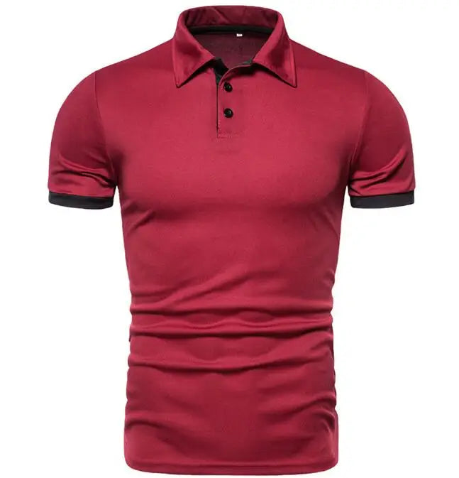 Custom Golf Polo Shirt Quick Dry Polyester TShirt Sublimation Blank Polo T-shirt Large Size Men's Polo Shirts-7