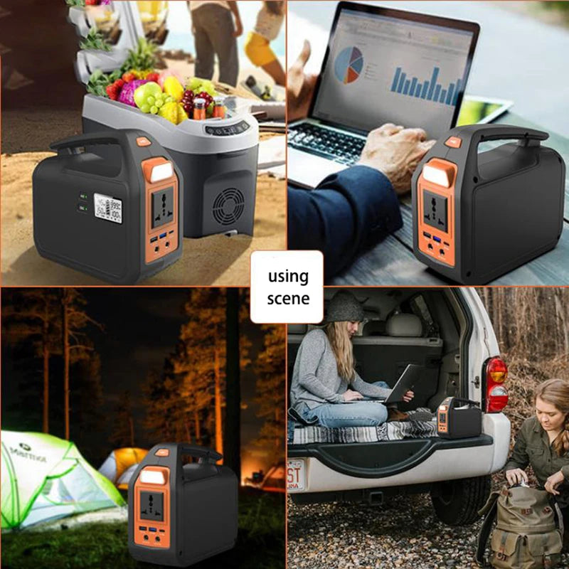 155Wh Off-grid Portable Battery System Home Outdoor Backup Supply Camping Solar Power Station 220V Solar Power Generator-5