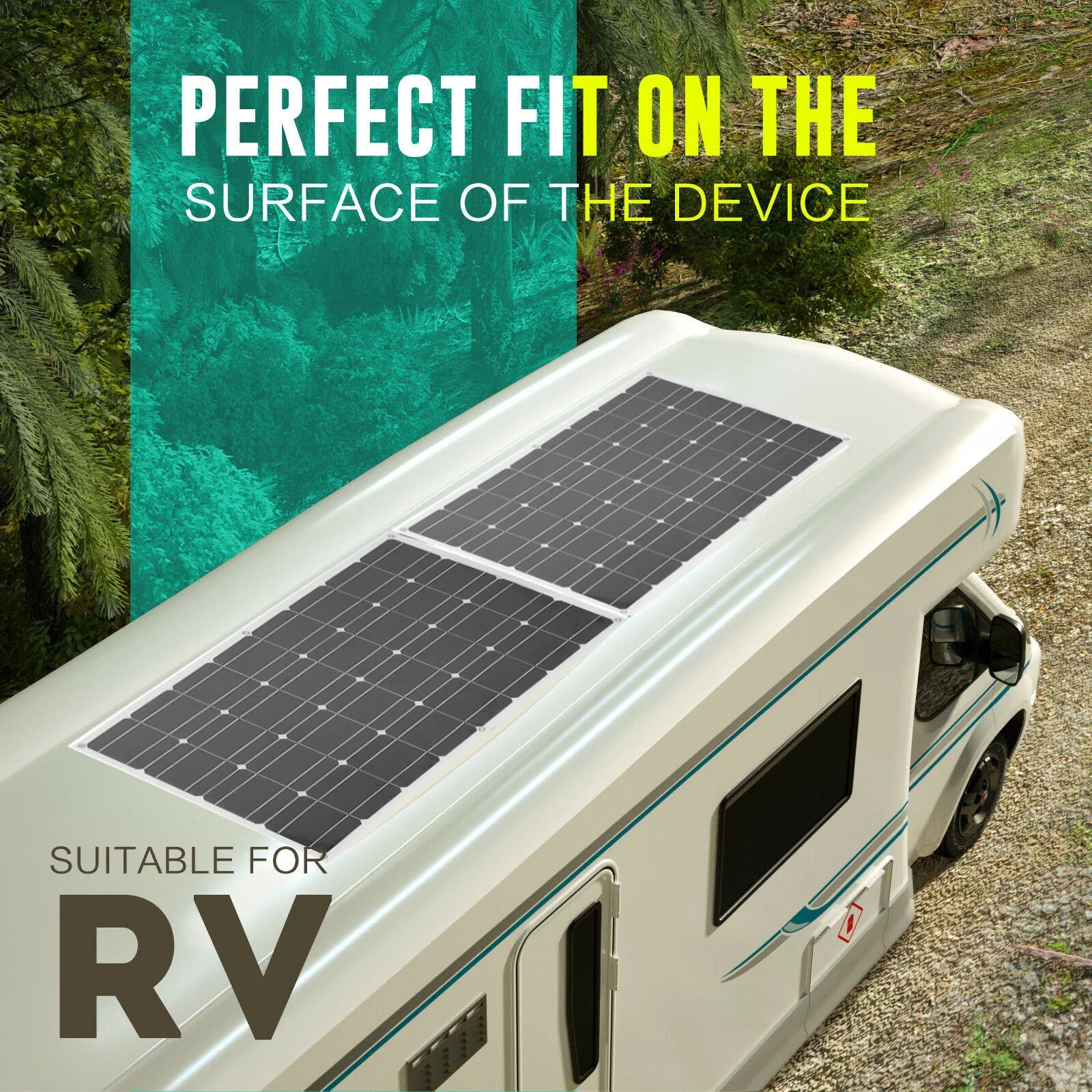 Factory Direct Supply 100W Mono Flexible Solar Panel for Camping for Outdoor Adventures-4