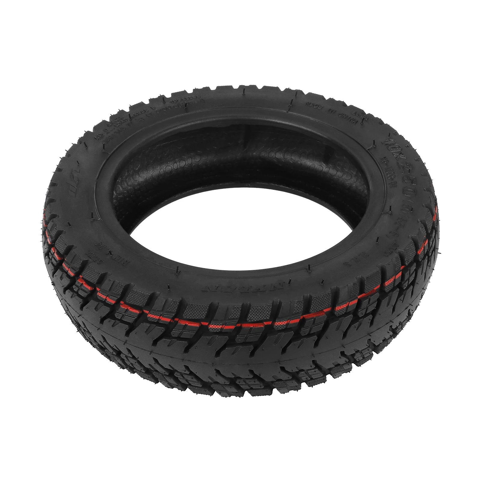 EU Warehouse Ulip 10*2.50(60/85-6) Off-road Tubeless Tire for 10 Inch Kugoo M4 Electric Scooters Vacuum Tire Scooter Parts-1