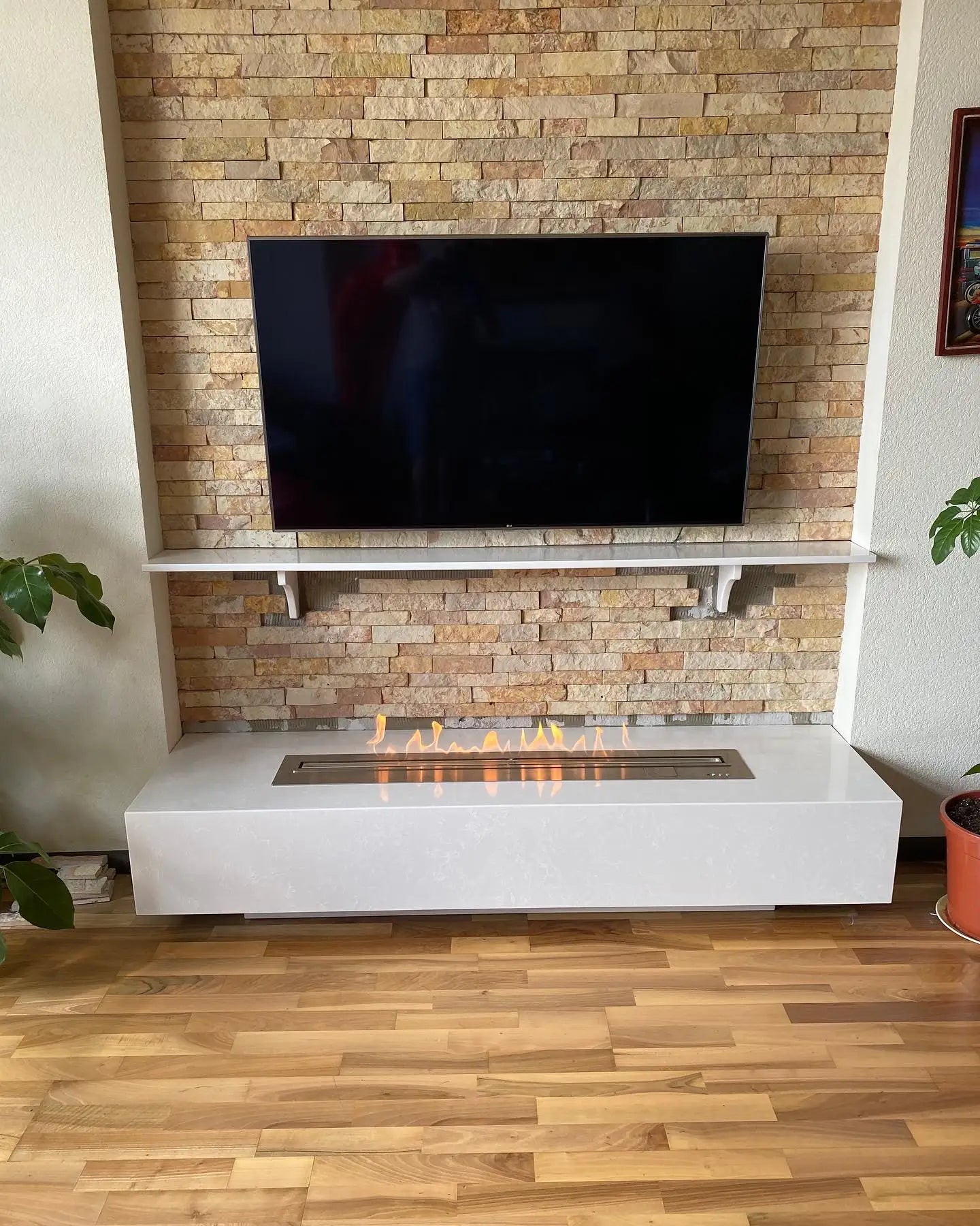 Hot Sale 72 Inches Smart Fire Place Bioethanol Fireplaces-1