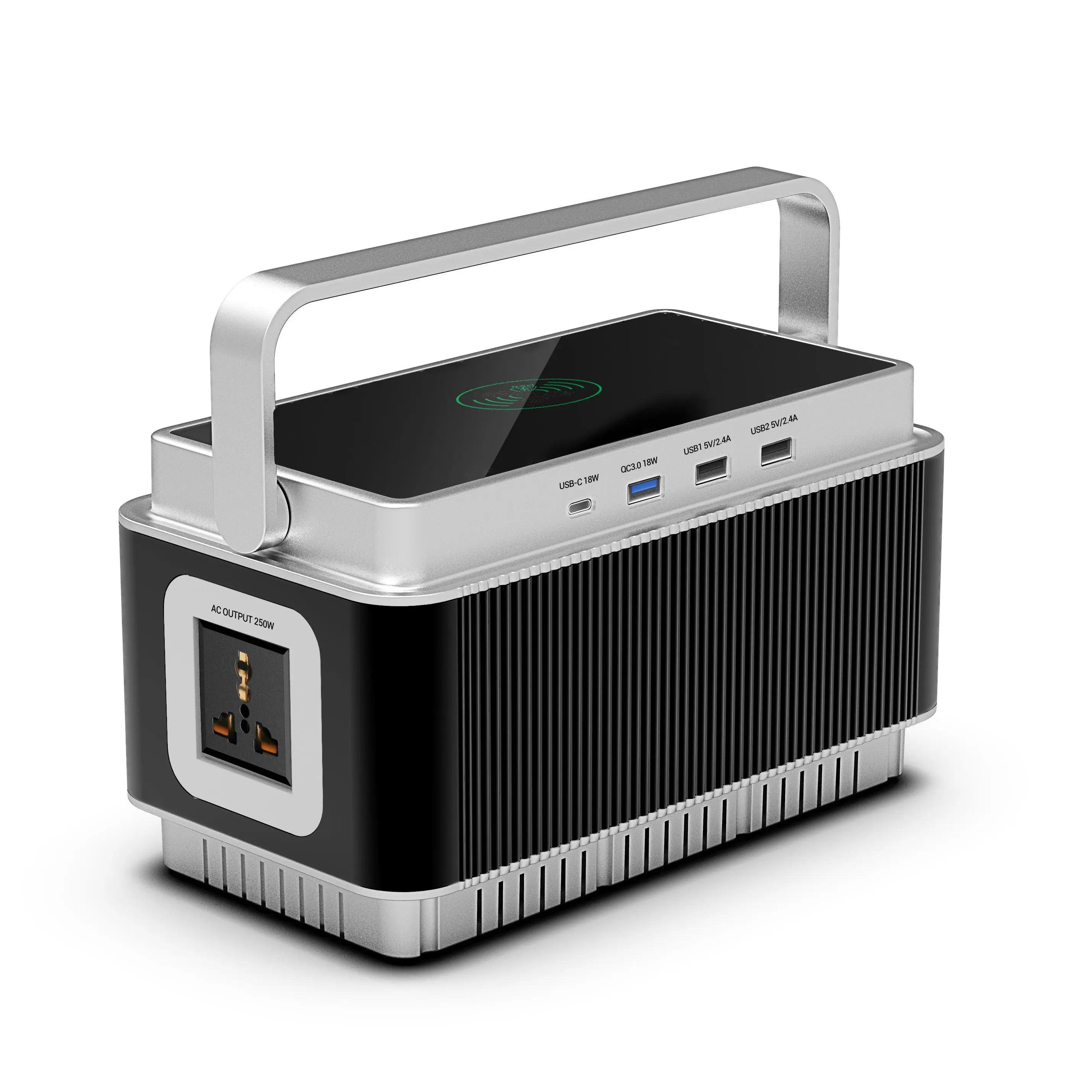 Rechargeable Electric Generator All-in-One Portable Power Bank AC Solar Backup Generator for Laptop Outdoor Camping-0