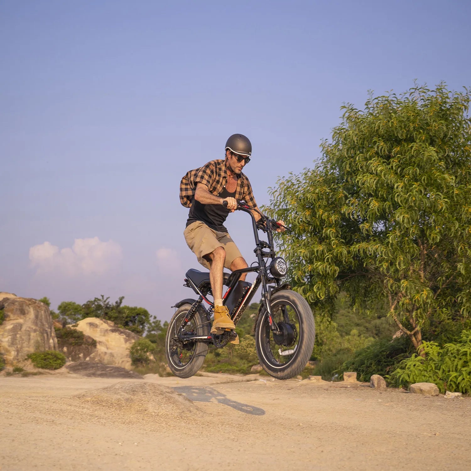 Fast Delivery Super Fat Tire 73 Ebike 20inch Electric Hybrid Bike 250W 2000W  25Ah Retro Electric Bicycle  Adults E-Bike-3