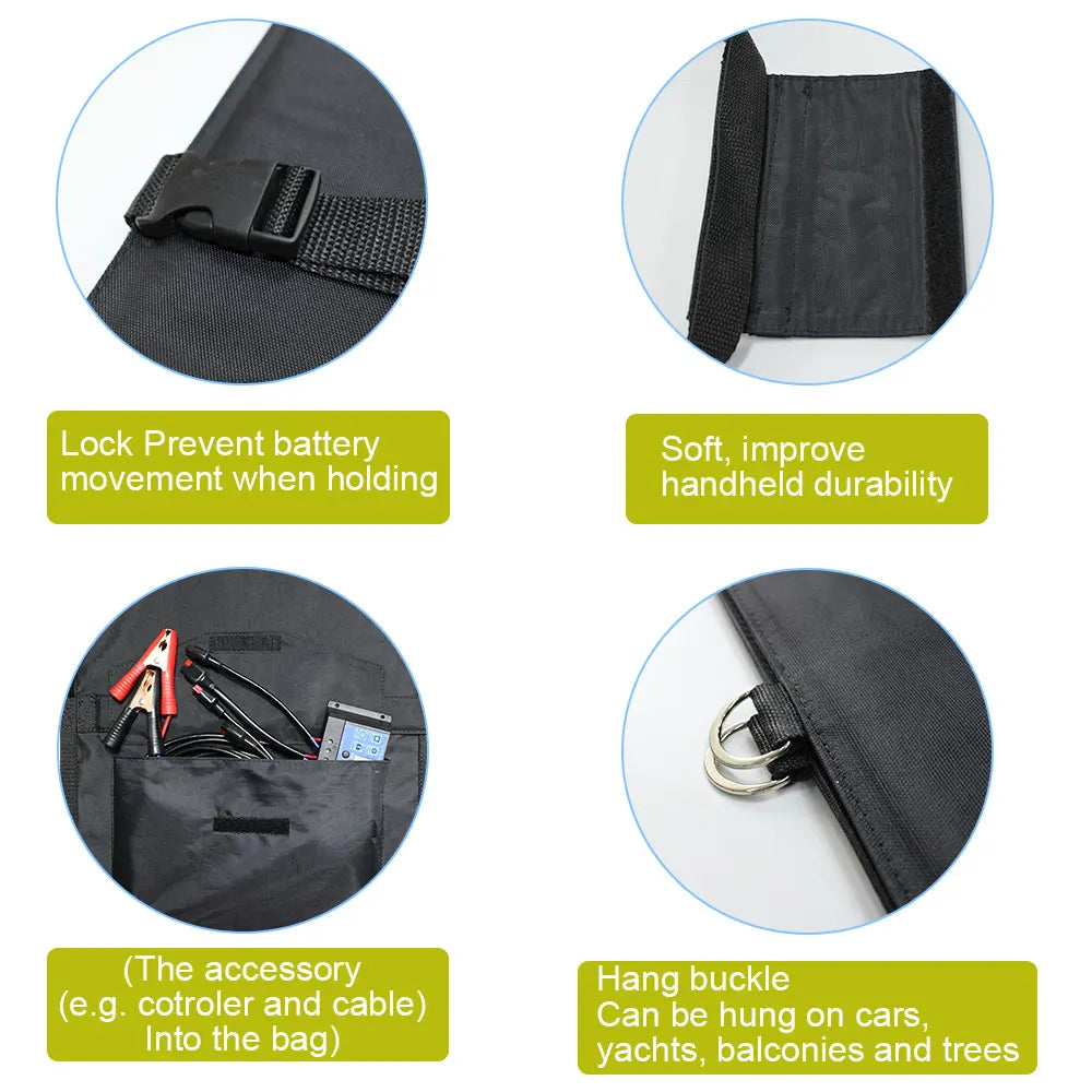 120w Waterproof Monocrystalline Fabric Portable Foldable Blanket 180w 240w 300w Folding Solar Panel-3