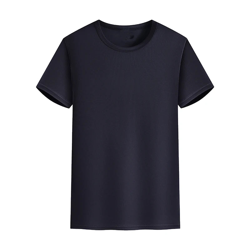 Blank O-Neck Men Cotton Tshirt Polyester Print Customize T-Shirt T Shirts Custom Printing-13