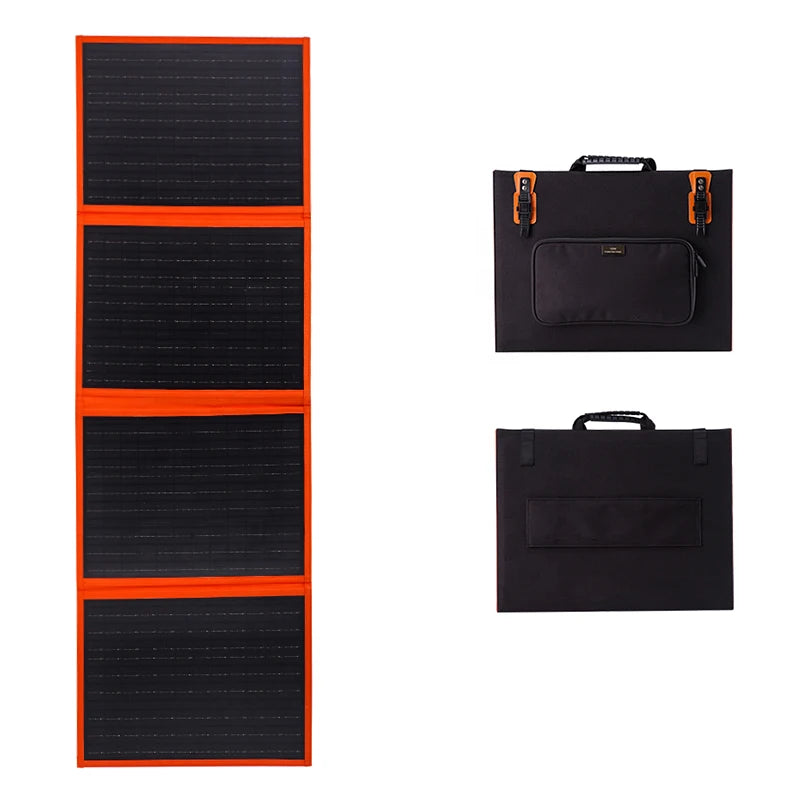 BOLOMI New Outdoor Portable Flexible Solar Panels With 100W Power Monocrystalline Silicon Solar Generator-4