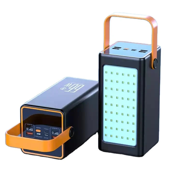 Solar Large Capacity Powerbank 300000mah 50000mah 90000mah 120000mah Outdoor Emergency Strong Light Camping Power Bank-0