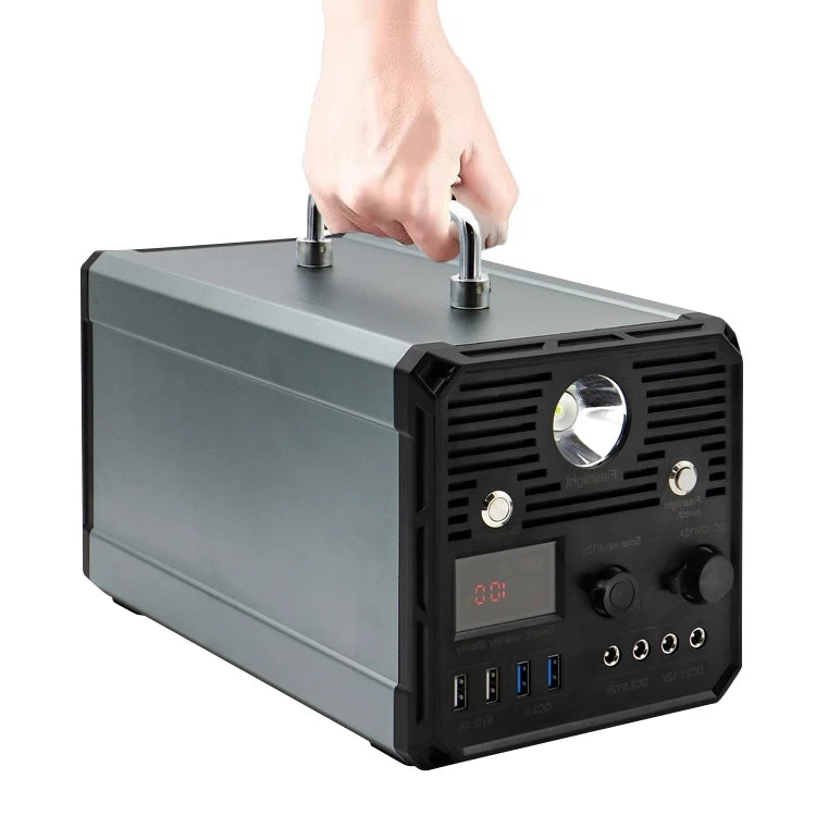 Solar Generator 3.7v120000mah Outdoor Camping Lithium 110v 1000w220 Volt Power Bank Portable Power Station-0