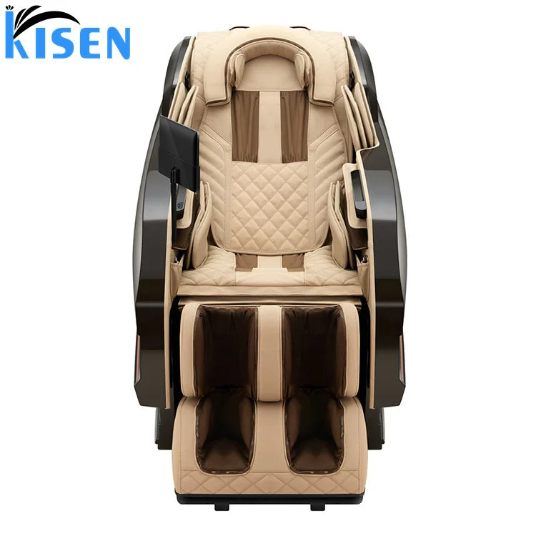 Kisen Latest Design  Modern Style Voice Remote Control Top End High Quality Full Body Massage Chair-5