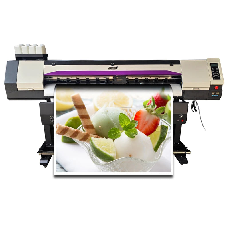 Wide Format Inkjet Uv Roll to Roll Printer Flex Banner Wall Paper Vinyl Sticker Eco Solvent Printer I3200 Xp600-5